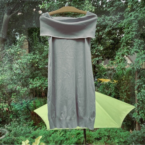Wilfred Free Dresses & Skirts - ARITZIA Wilfred Free Maraschi Fall
Off the Shoulder Lune Oak Gray tube Dress
XS